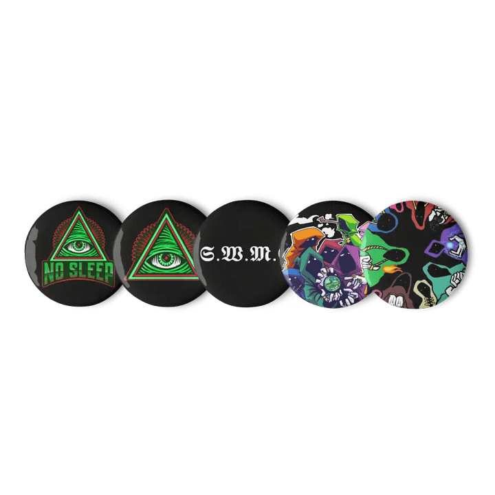 NOSLEEPRP Buttons/Pins (SWMG Variant) product image (3)