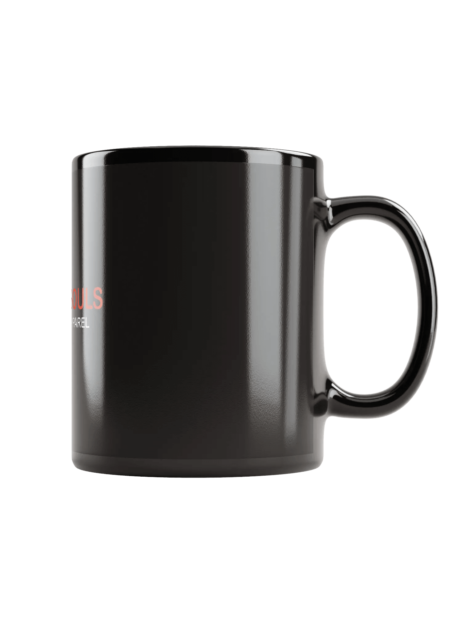 'Mirror Soul' Black Glossy Mug product image (2)