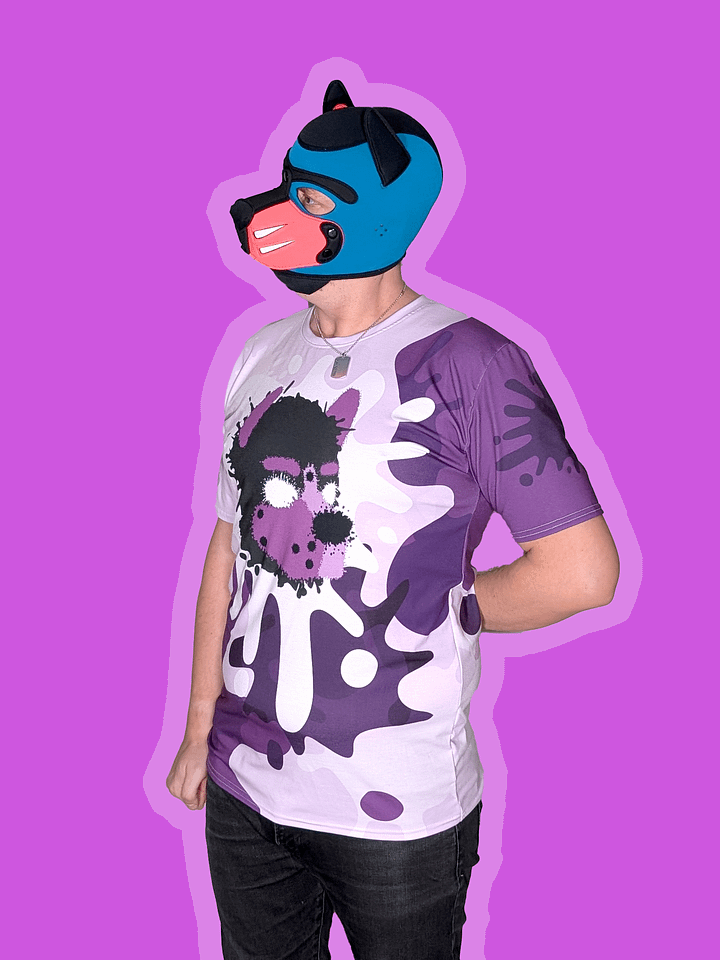 Chaos Splatter Shirt - Purple product image (1)