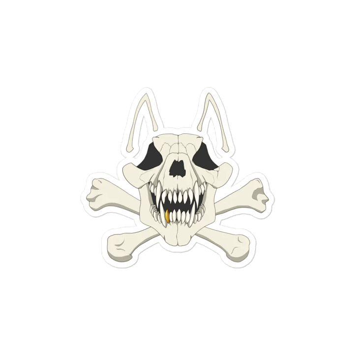 Mongrel Skull and Bones magnet product image (2)