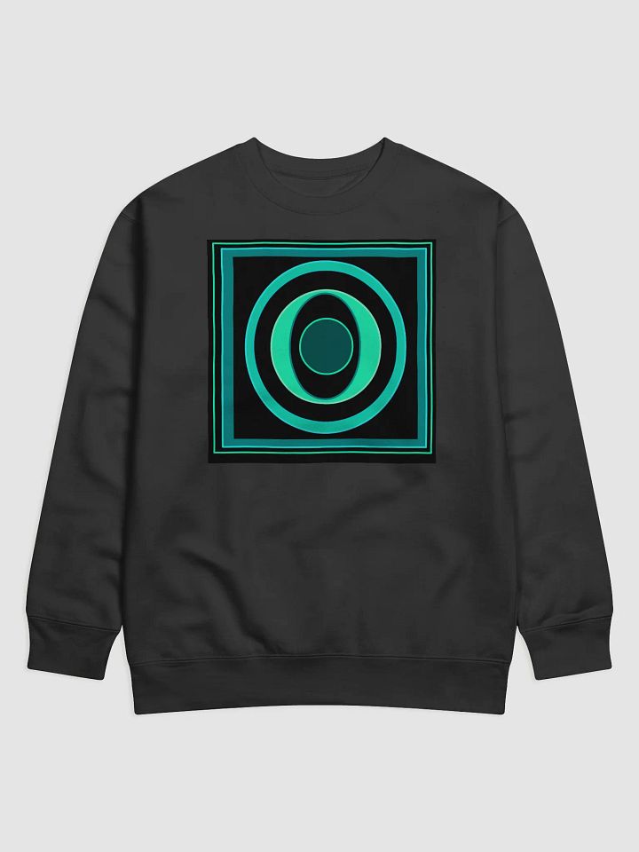 Imperfect green geometry Premium Sweatshirt product image (1)