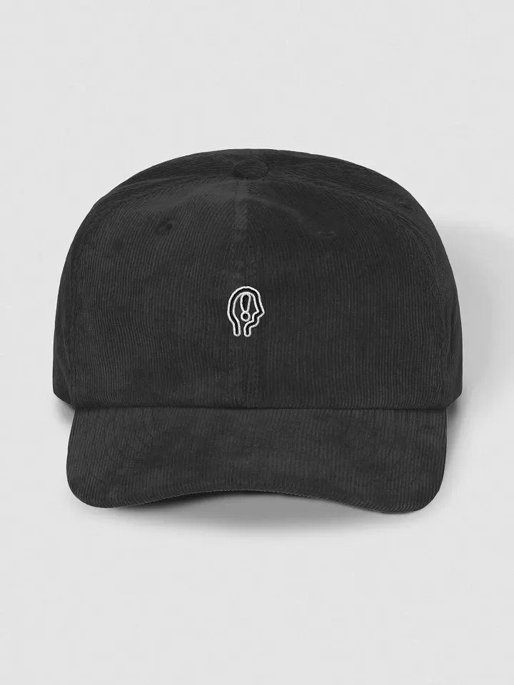 EXCLAIMING MENTALLY (sm. bubble design) embroidered cord hat product image (2)