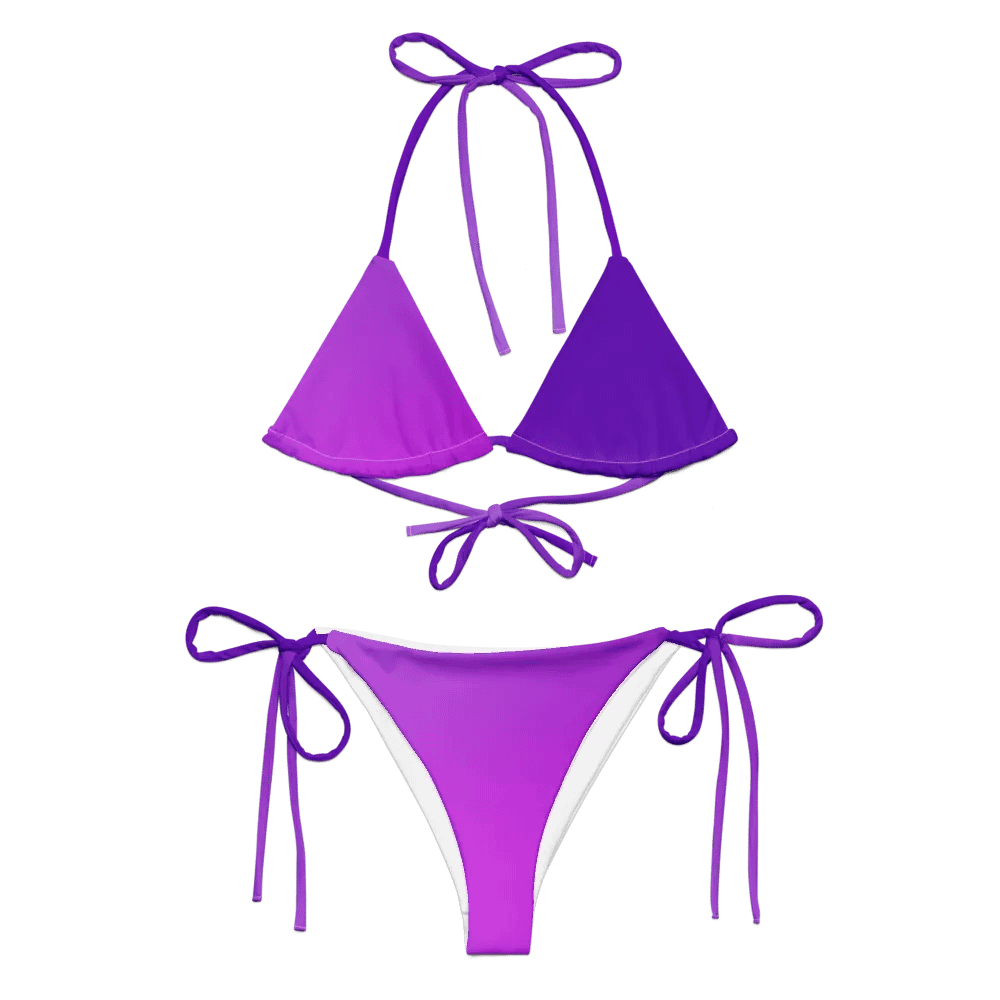 Eco-Chic Purple Haze Bikini Set product image (6)
