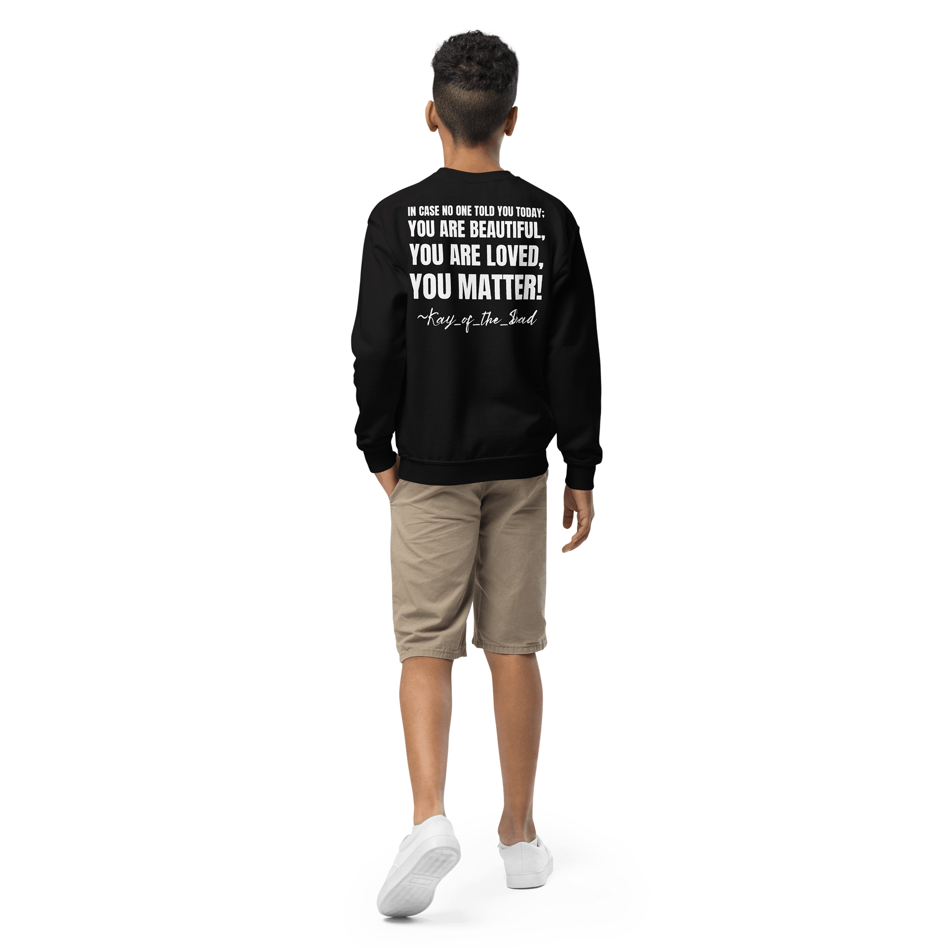 Oshi Mark Youth Crewneck product image (2)