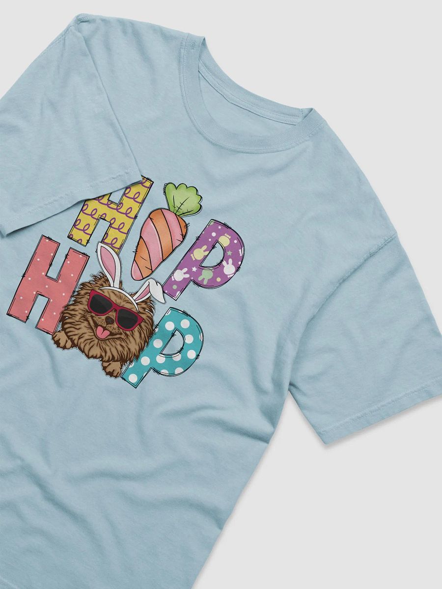 Hip Hop Easter Pomeranian T-Shirt | Cute Easter Day Pomeranian Wearing Bunny Ears and Sunglasses product image (8)