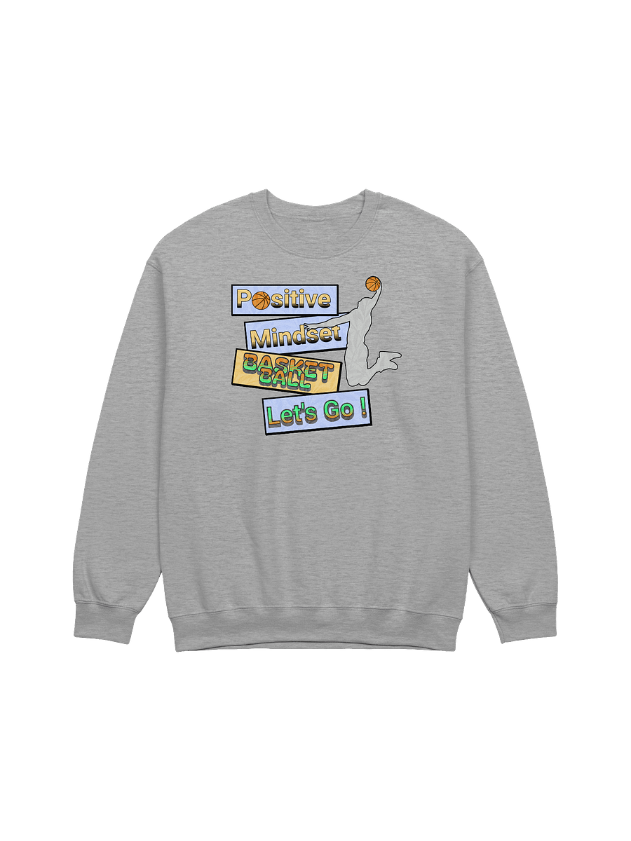 Positive Mindset Basketball Let's Go! Crewneck Sweatshirt product image (13)