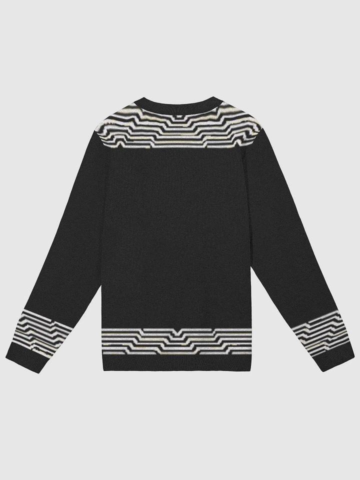 ISI ỌDỤM Black and White Jacquard Sweater product image (2)