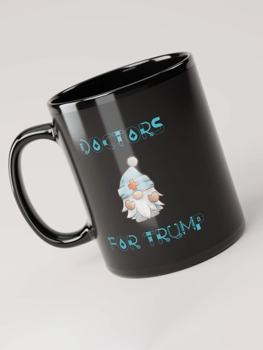 Doctor Gnomes For Trump 2 Black Mug product image (5)