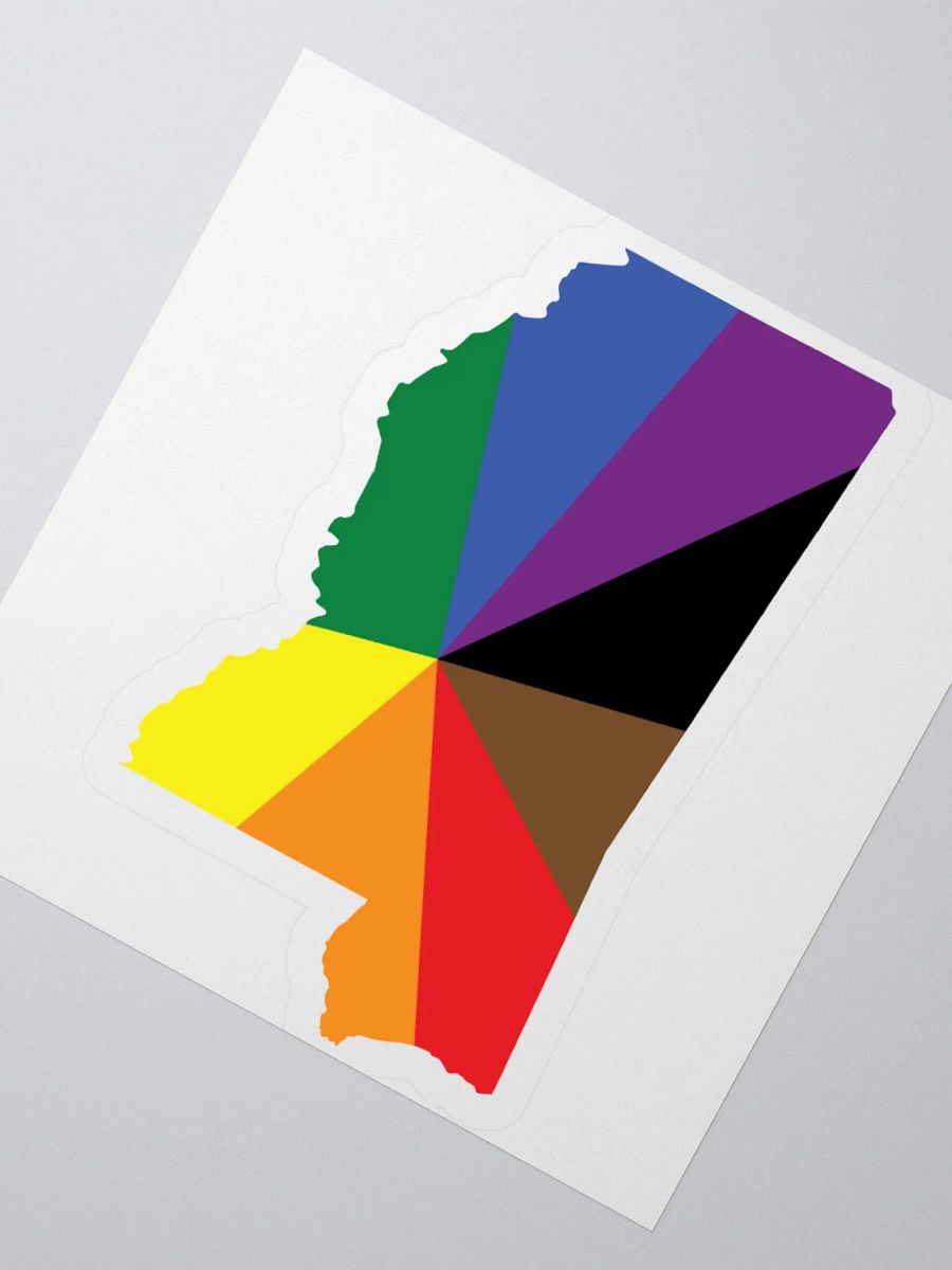 Rainbow Mississippi Sticker product image (6)