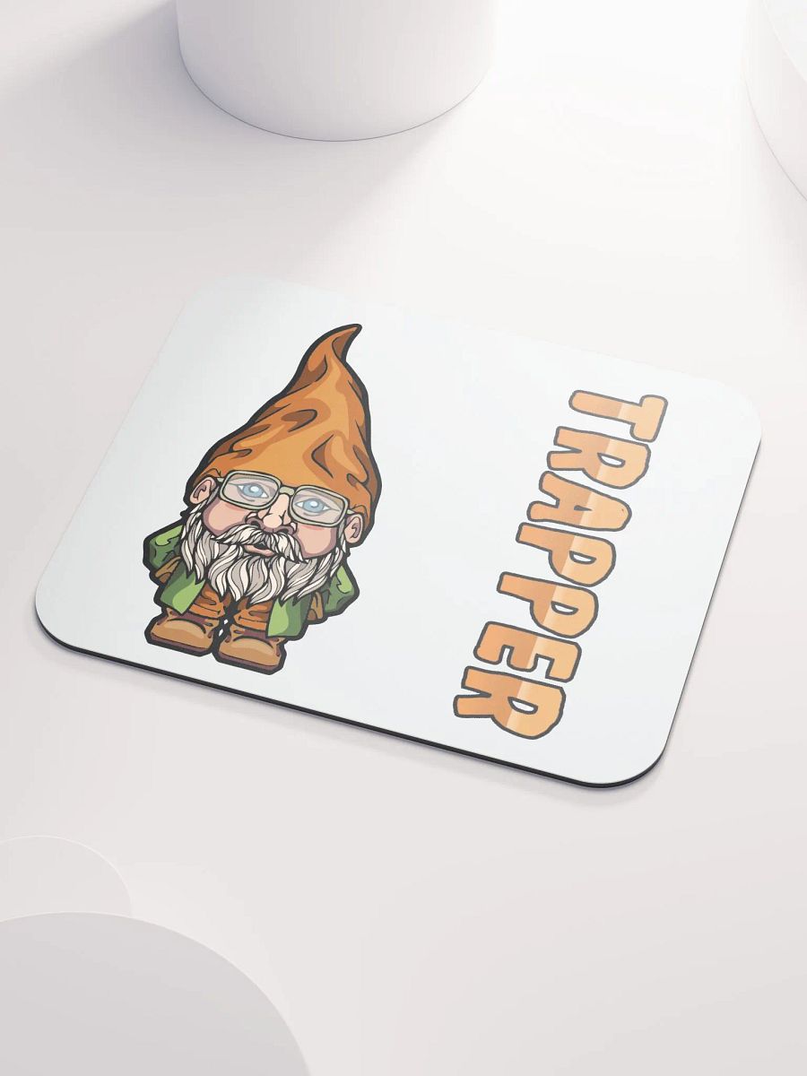 Trapper Logo Mouse Pad - White Background product image (3)