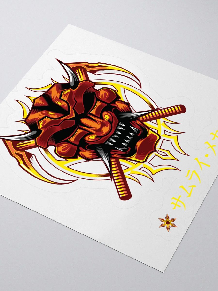 Demon Mask Fury Kiss Cut Stickers product image (10)