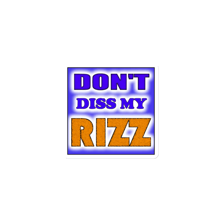 Don't Diss My Rizz' Die-Cut Magnets product image (1)