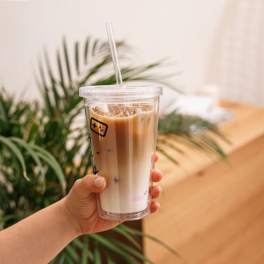 Cozy Coffee + Games Clear Tumbler product image (4)