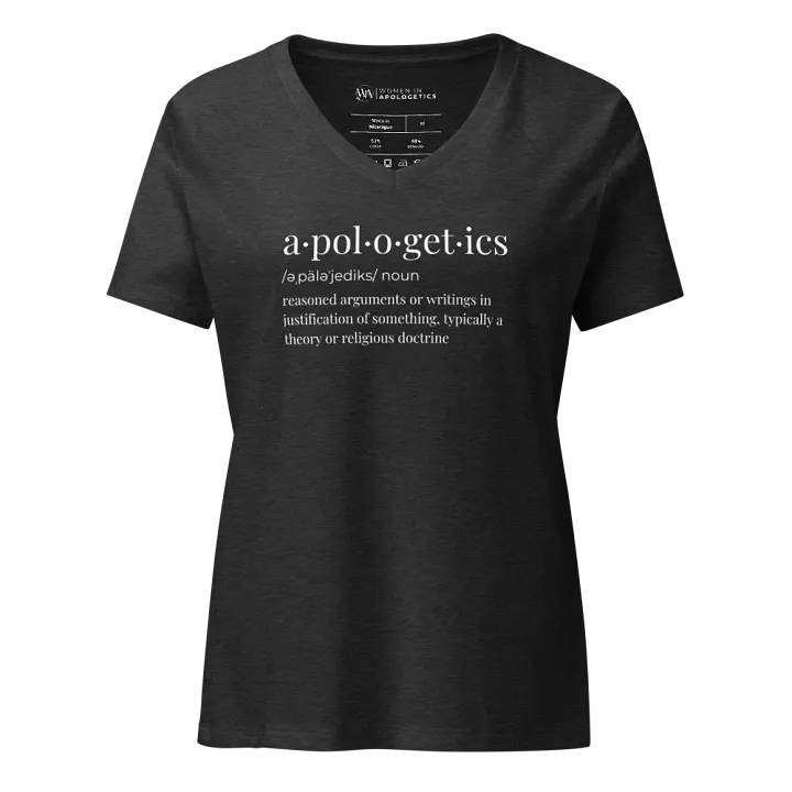 Apologetics Definition Women's V-Neck T-Shirt product image (1)