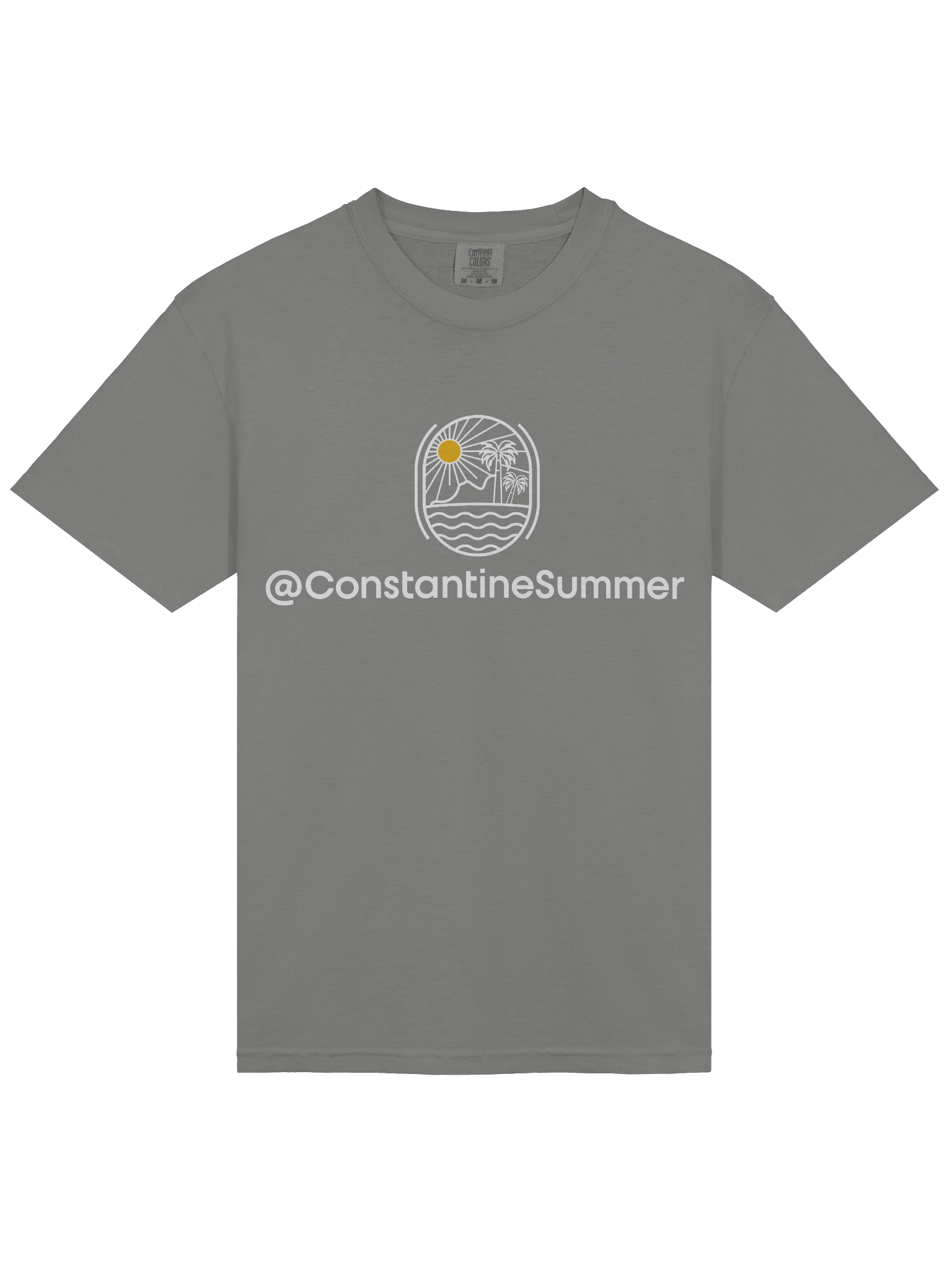 @CONSTANTINESUMMER: GETAWAY PRINT UNISEX PREMIUM T-SHIRT by AS Colour (grey) product image (3)