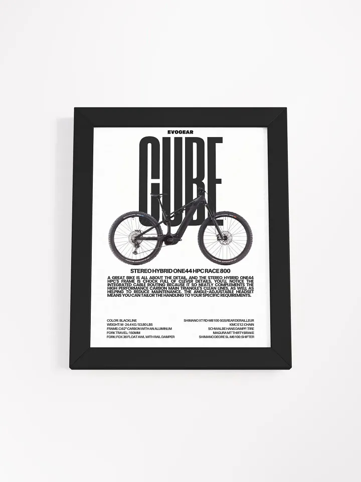 Cube Stereo Hybrid One44 HPC Race 800 Frame product image (1)