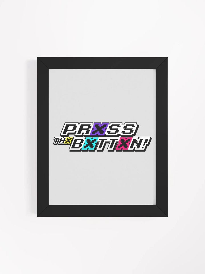 Prxss Thx Bxttxn! Logo Print product image (2)