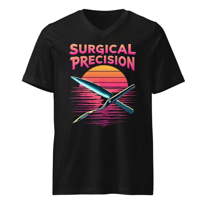 Precision Sunset Scissors V-Neck Tee product image (1)