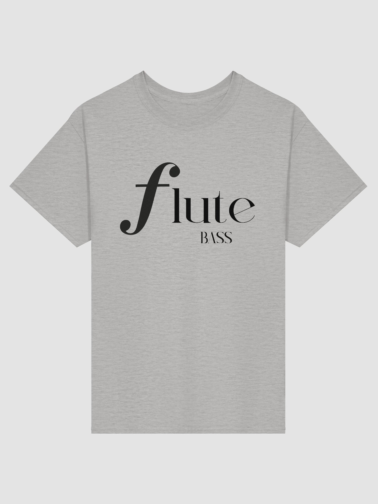 Forte Flute Tee - Black Letters - Bass - Unisex product image (1)