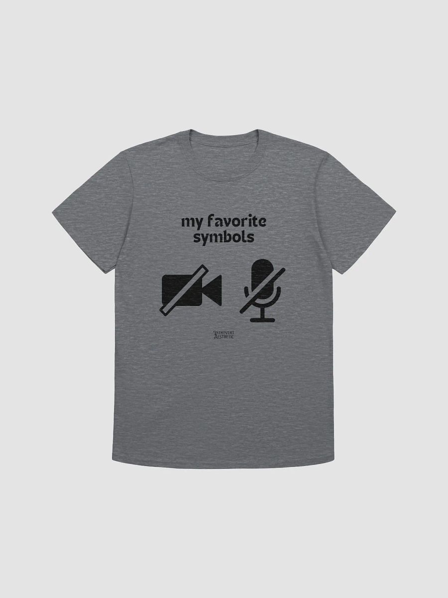 Favorite Symbols Comfort T-Shirt product image (1)