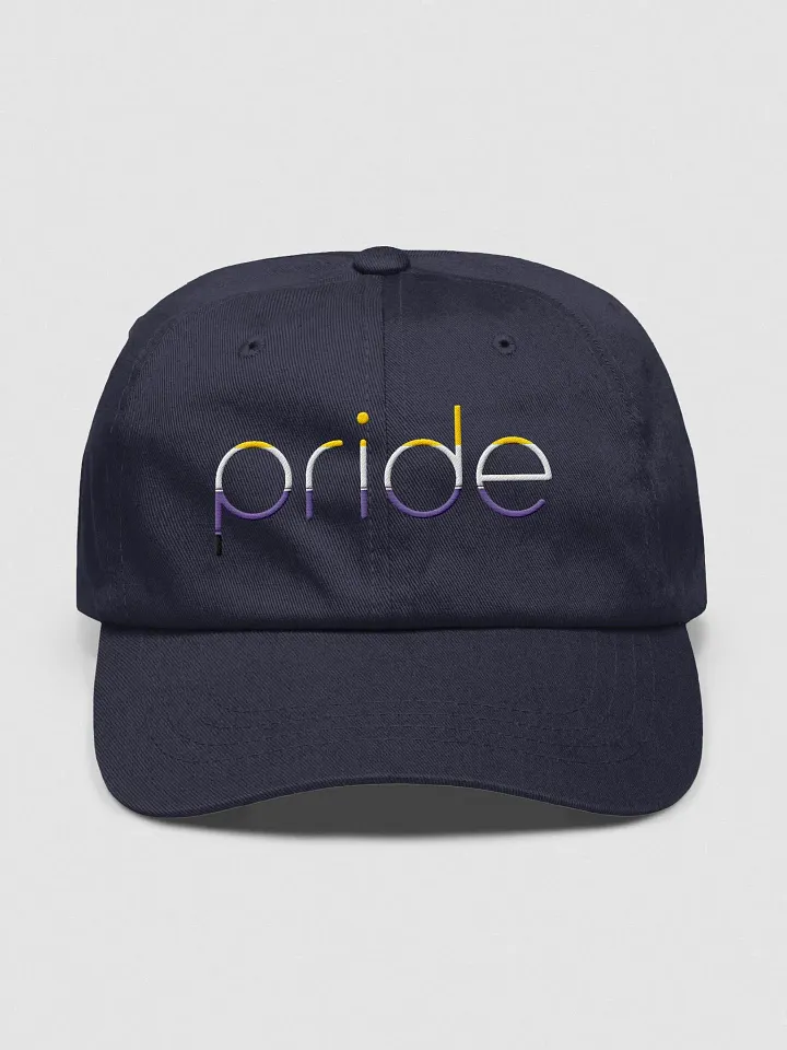 nonbinary pride in lowercase - Embroidered Hat product image (1)