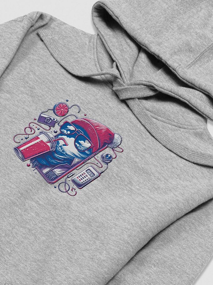 Whimsical Smartphone Adventure Unisex Hoodie product image (1)