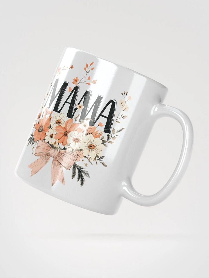 Floral Mama White Glossy Mug product image (5)