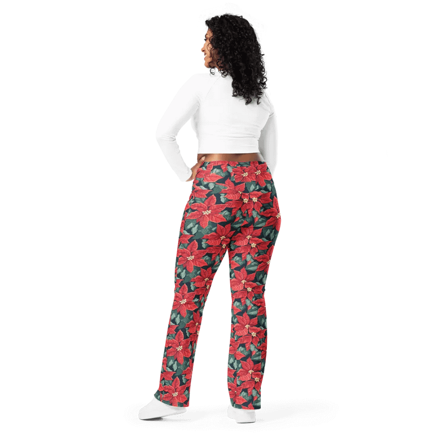 Straight To The Poinsettia Flare Leggings product image (4)