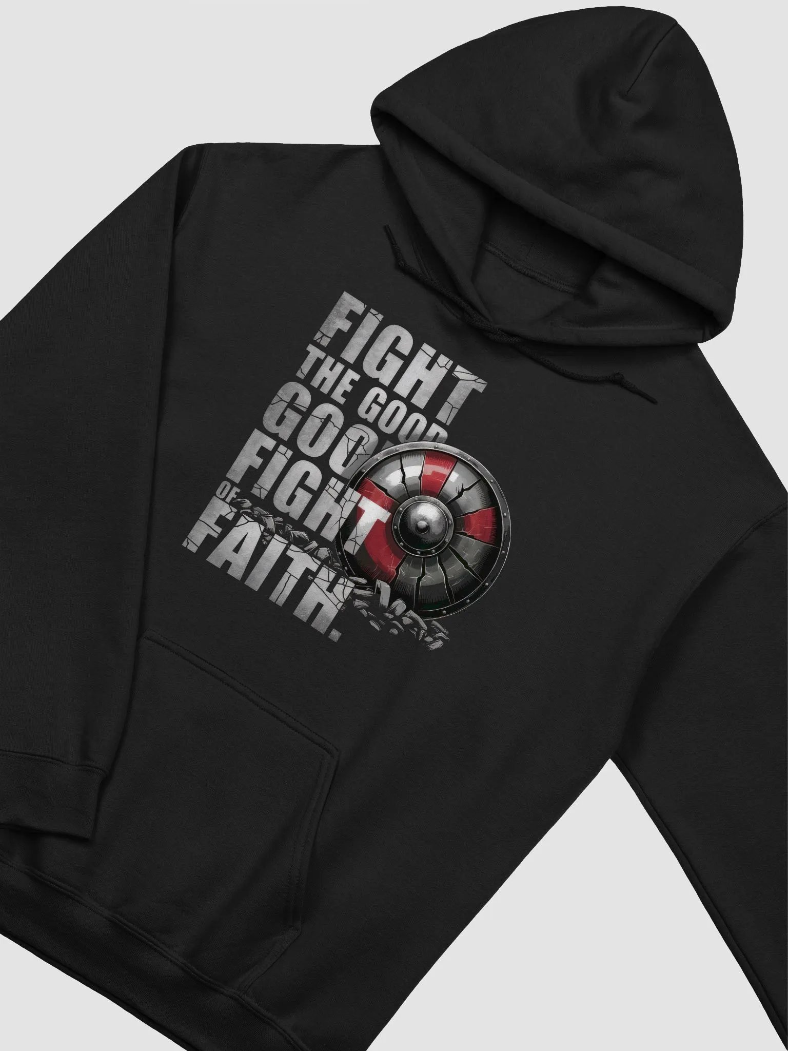 FIGHT THE GOOD FIGHT OF FAITH Hoodie product image (3)