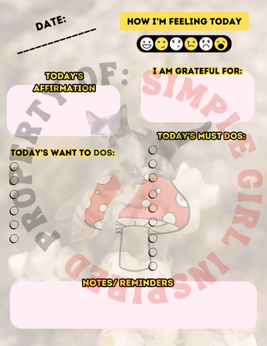 Busy Bee Like Me Monthly Planner product image (4)