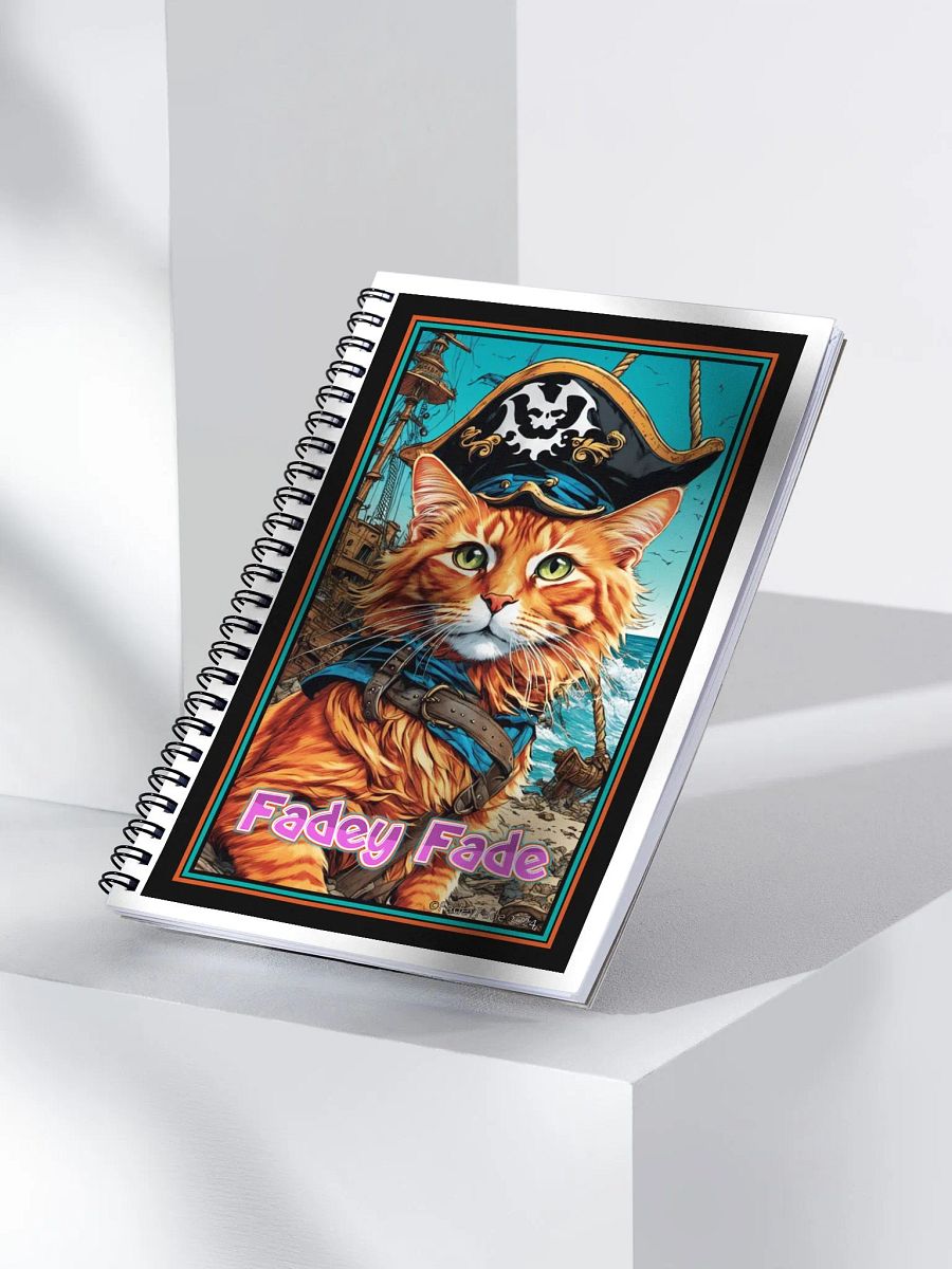 Pirate Cat Notebook 2 designs product image (3)