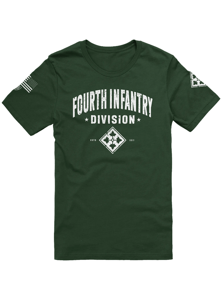 4th Infantry Division - Ivy Division "Distressed" T-Shirt product image (6)