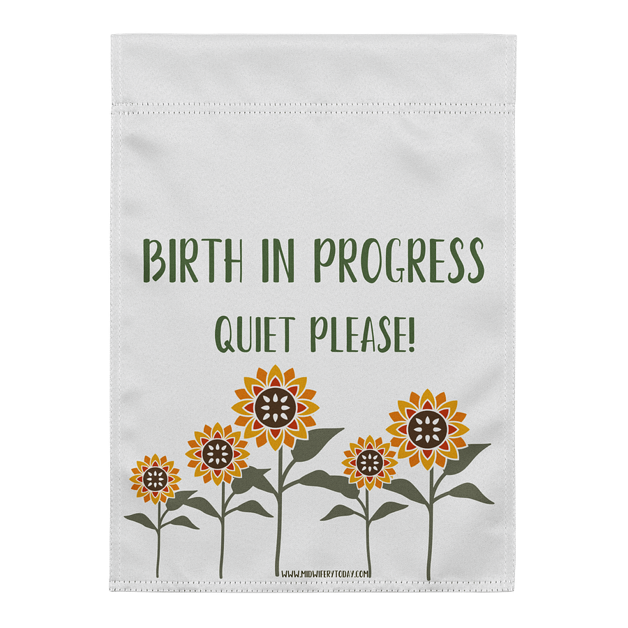 Birth In Progress Banner - Flower Garden product image (1)
