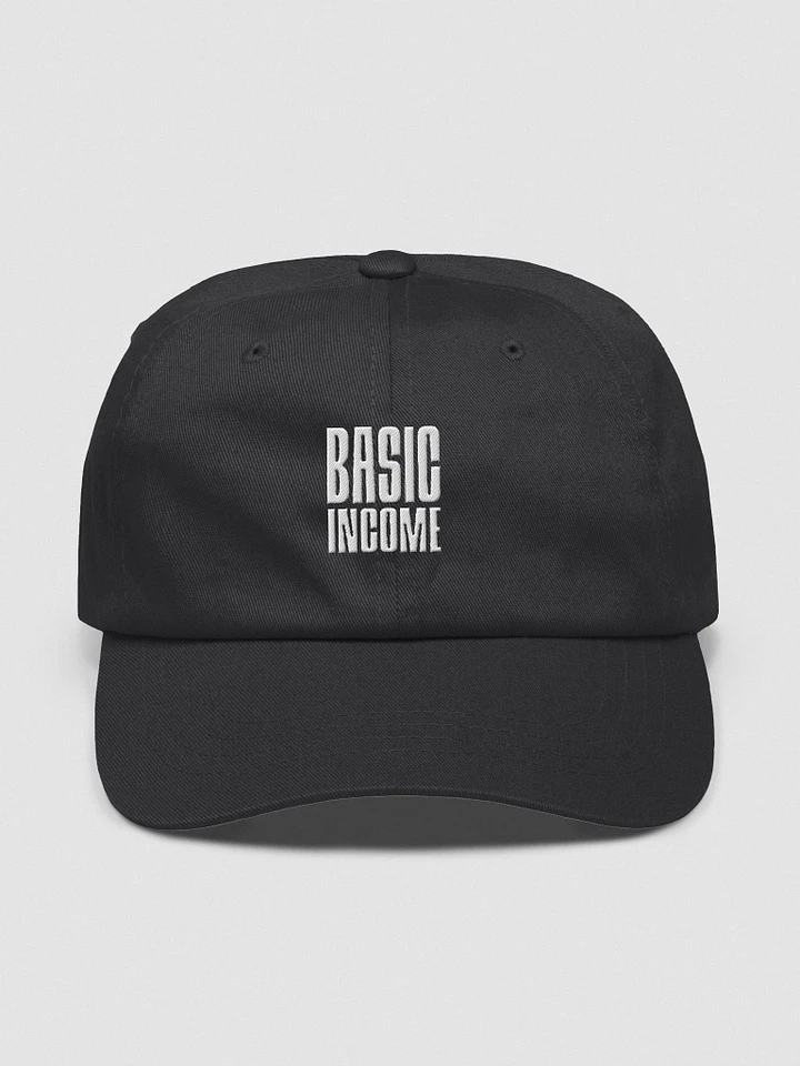 Basic Income: Pixelated Monochrome Dad Hat product image (1)