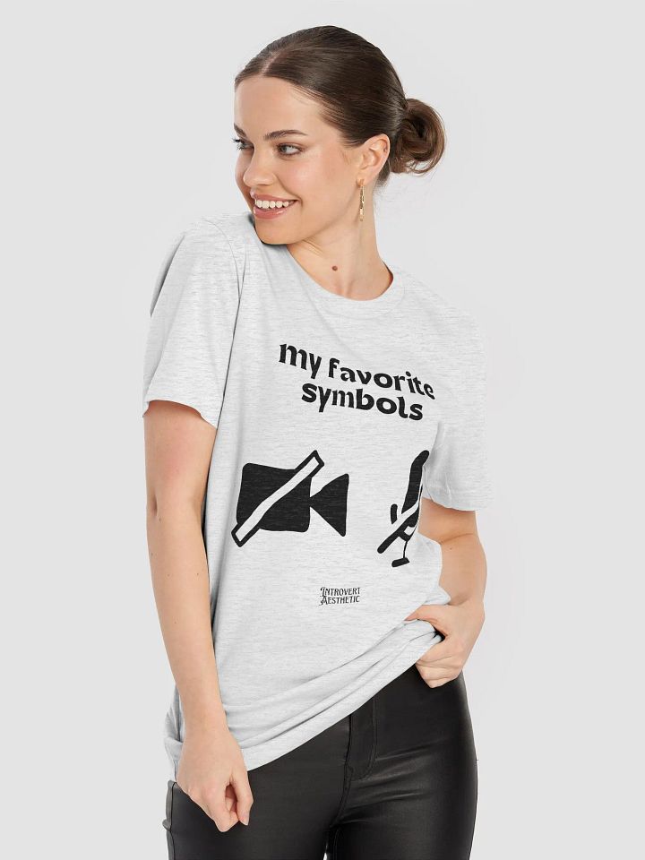 Introverts Favorite Symbols Edition: Bella+Canvas Supersoft T-Shirt product image (1)