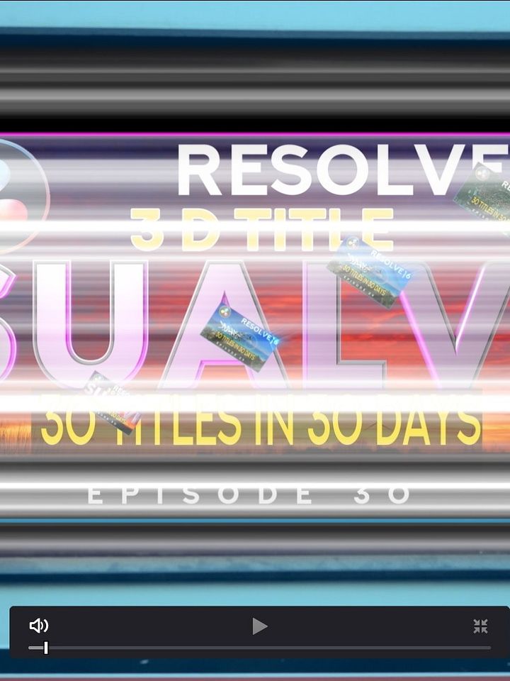 30 by 30 Series DaVinci Resolve Templates Downloads product image (1)