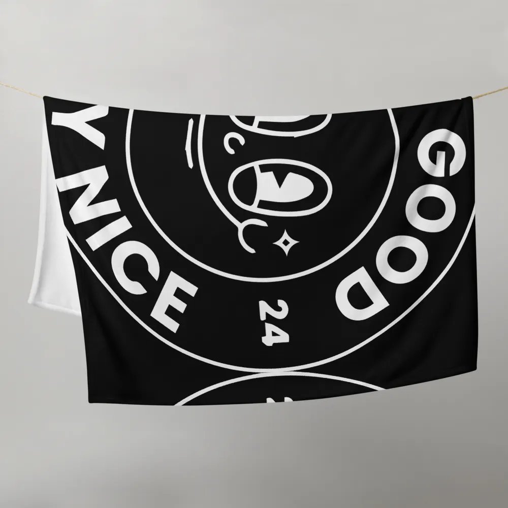 "VERY GOOD VERY NICE" | Throw Blanket product image (9)