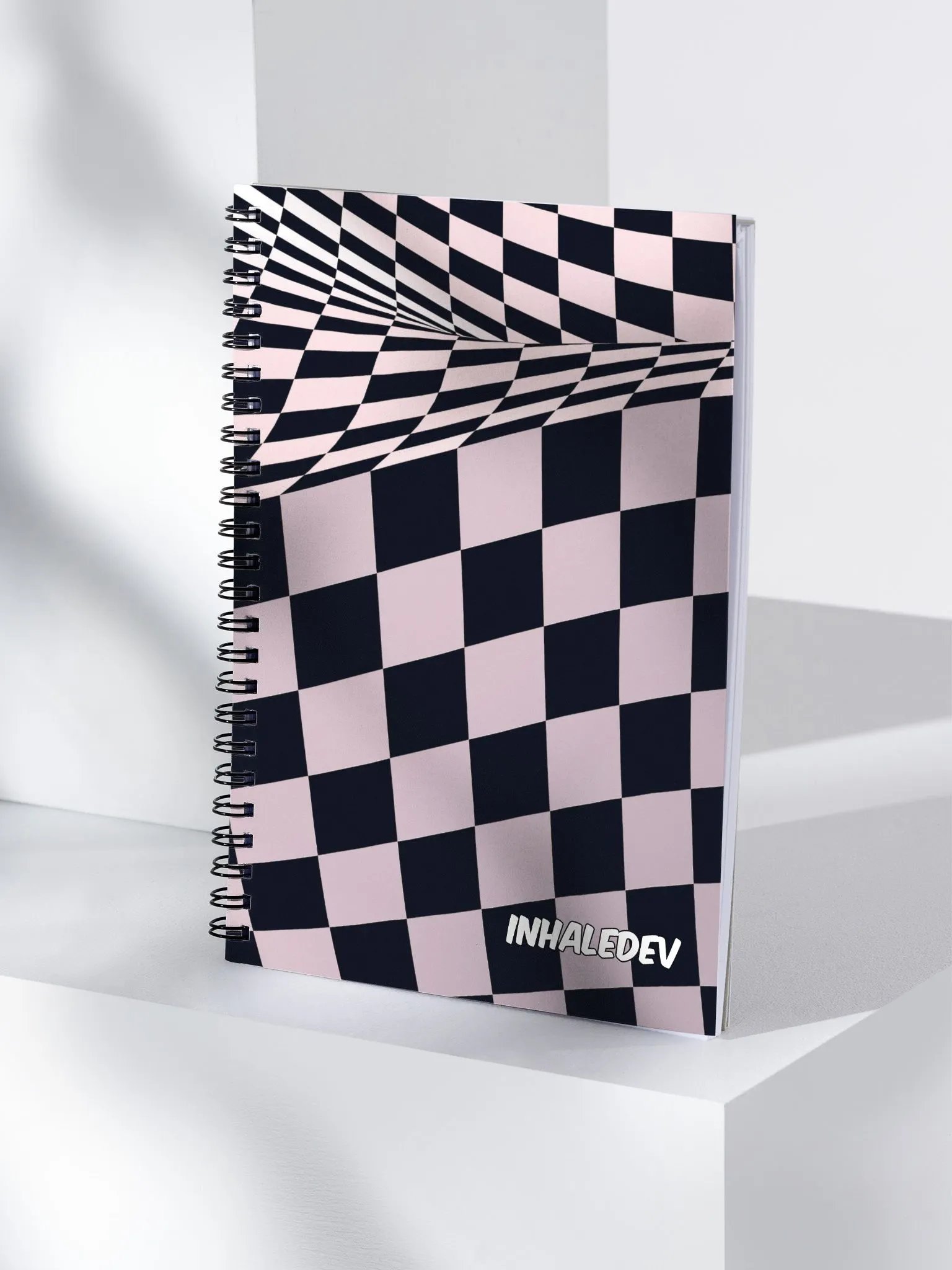 Trippy Checkers- Spiral Notebook product image (4)