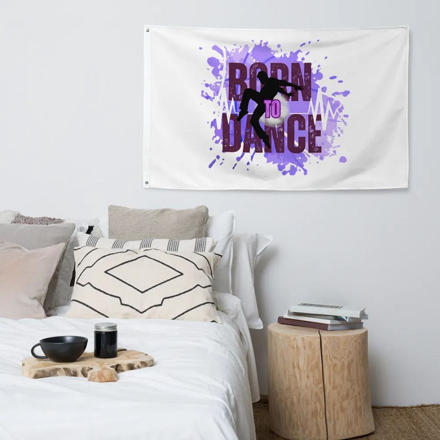 Born to Dance His Silhouette Flag product image (4)