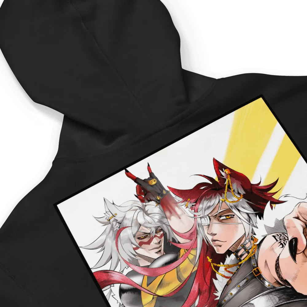 Embroidered Kitty's Adventure Zip-Up Hoodie - color product image (1)