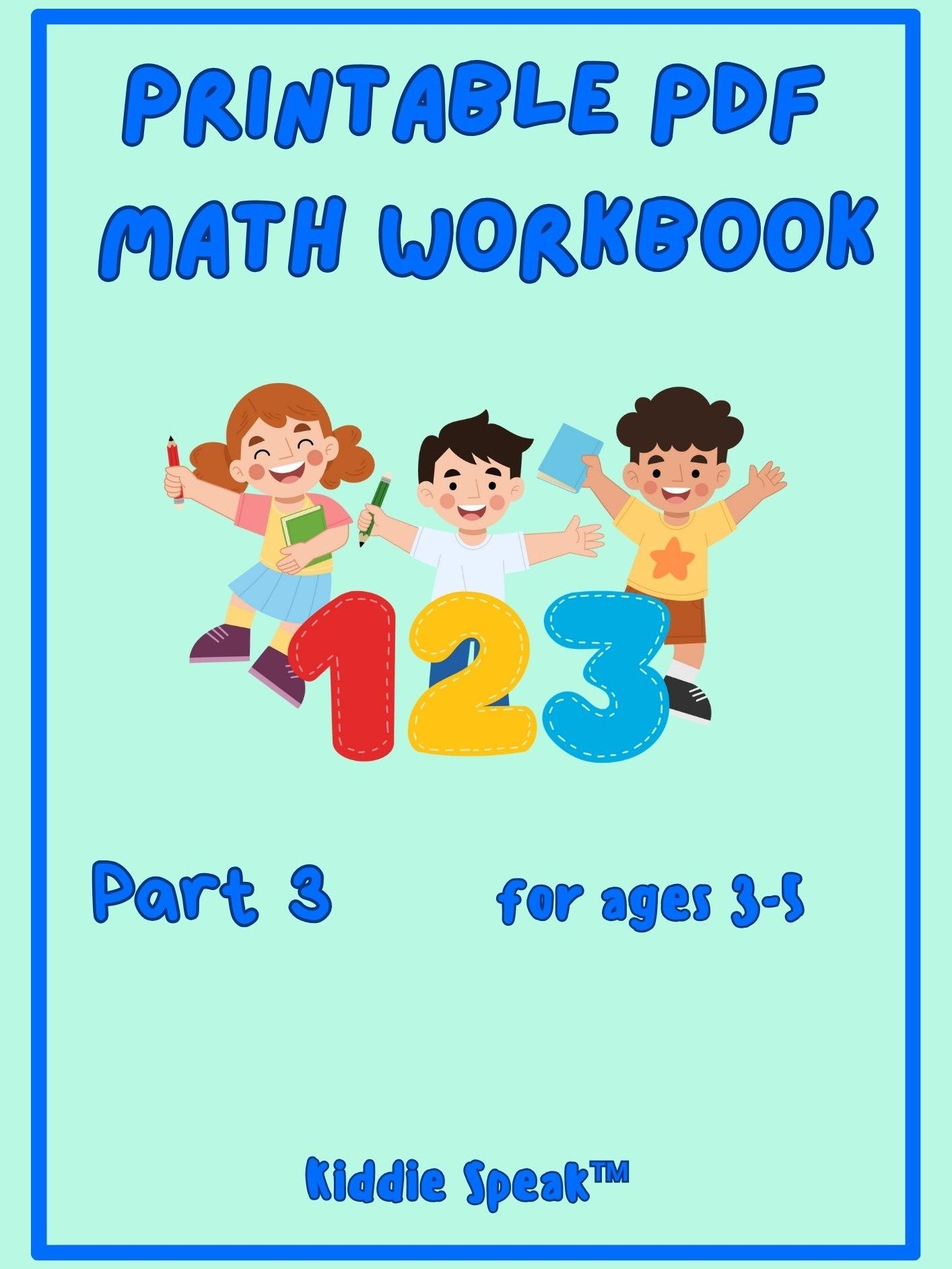 Printable Math Workbook Part 3 product image (1)