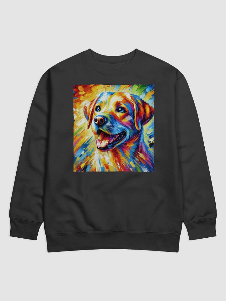 Vibrant Dog Portrait Premium Sweatshirt product image (1)