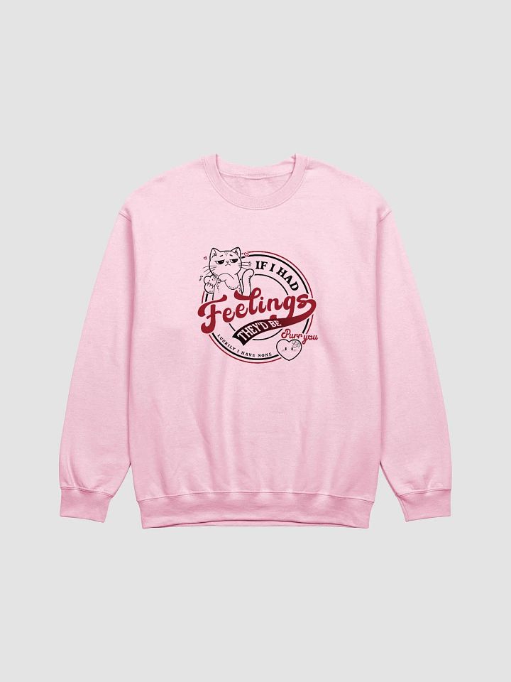 Paws Off My Heart - Crewneck Sweatshirt BLACK product image (2)