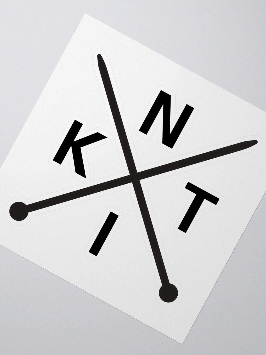 KNIT Sticker product image (3)