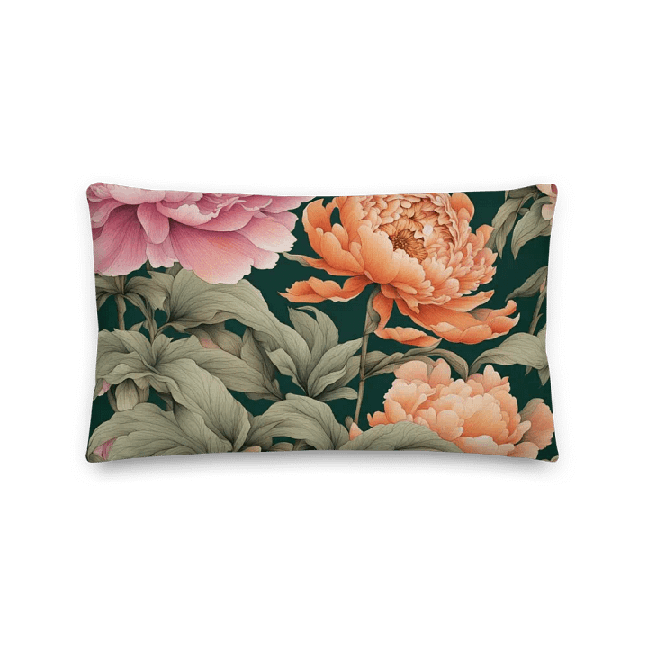 Verdant Vibes Premium Pillow product image (1)