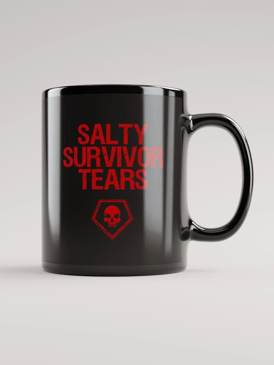 Salty Survivor Tears Black Mug product image (2)