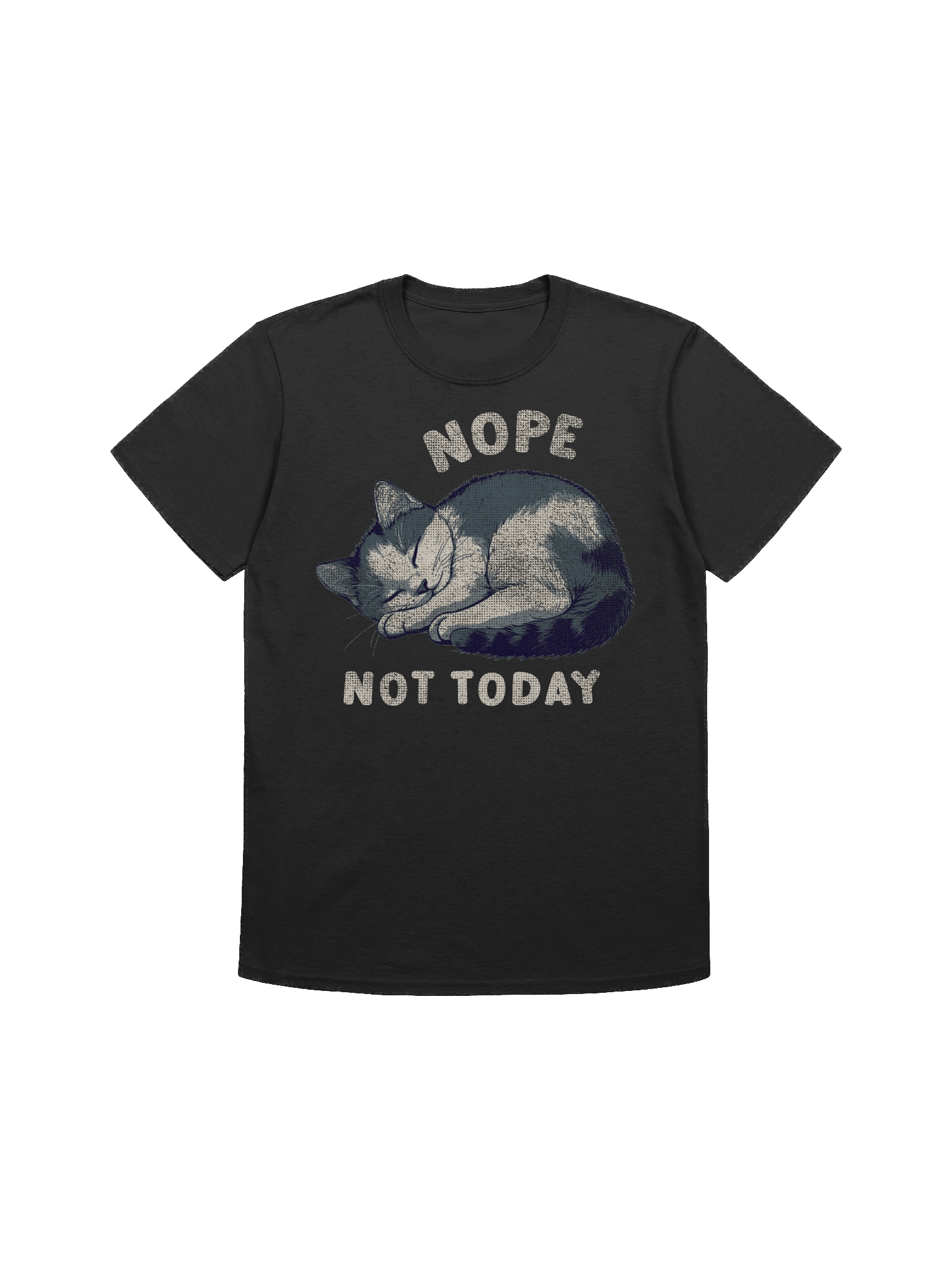 Nope Not Today Cat Nap T-Shirt product image (4)