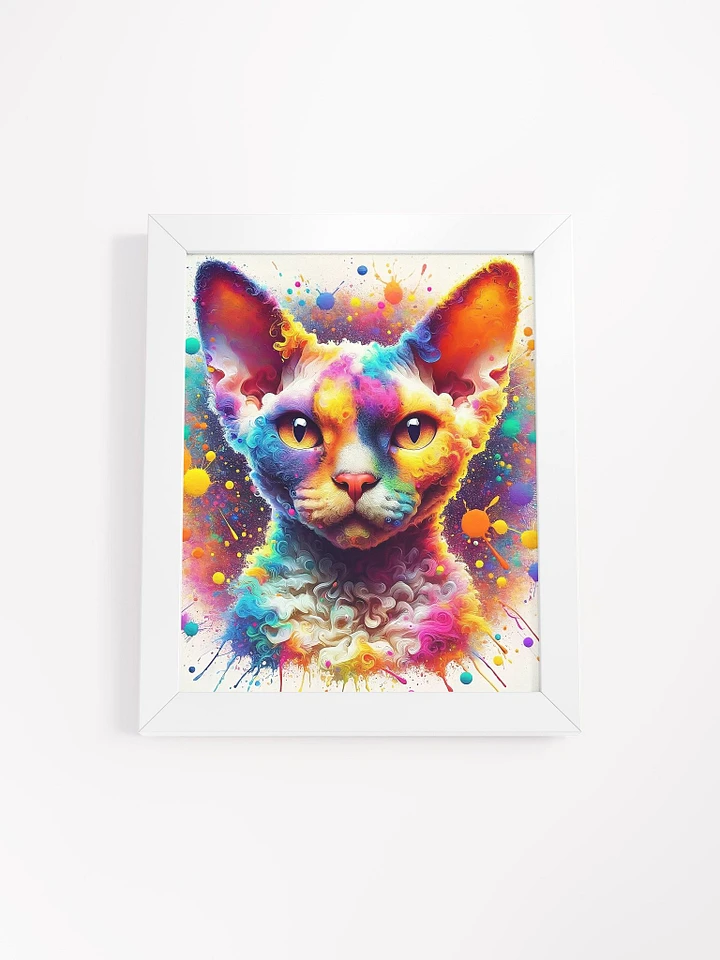 Framed High-Quality Matte Poster (in): Devon Rex product image (49)