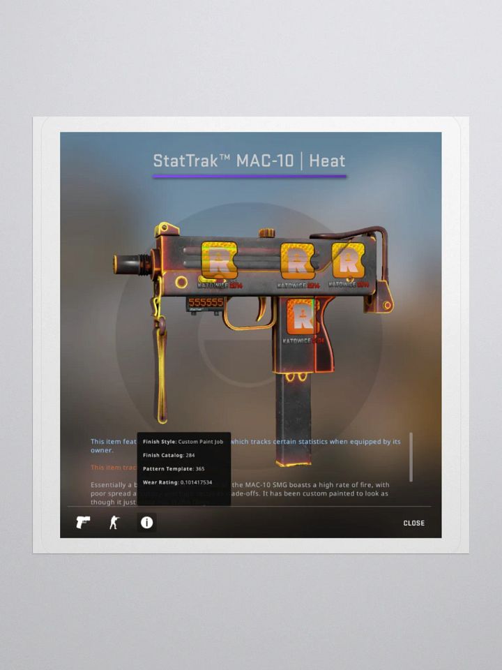 OhnePixel Mac-10 Sticker product image (2)