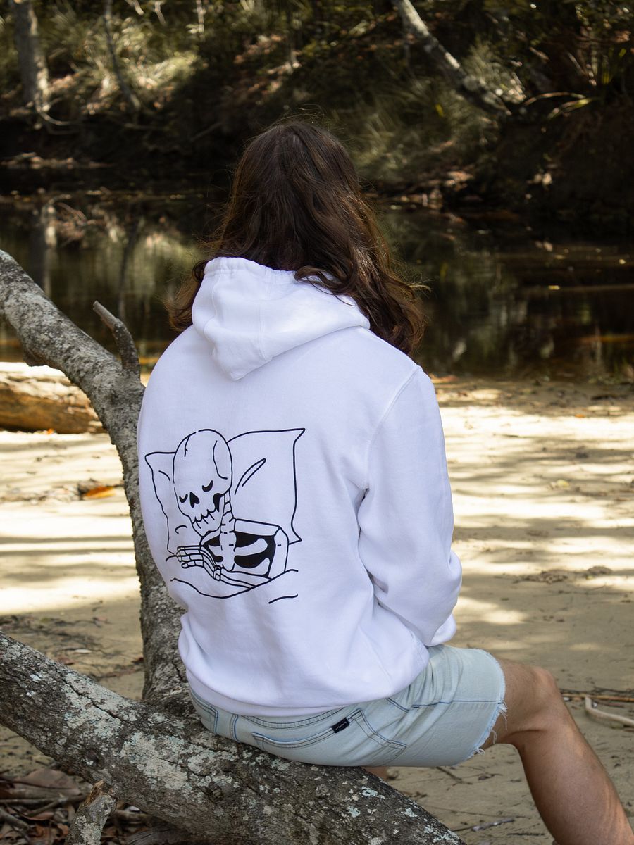 Sleep Addict Premium Hoodie White product image (4)